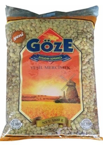 Göze Yeşil Mercimek 1 kg