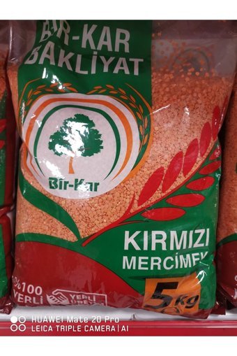 Demir Kırmızı Mercimek 5 kg