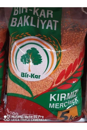 Demir Kırmızı Mercimek 5 kg