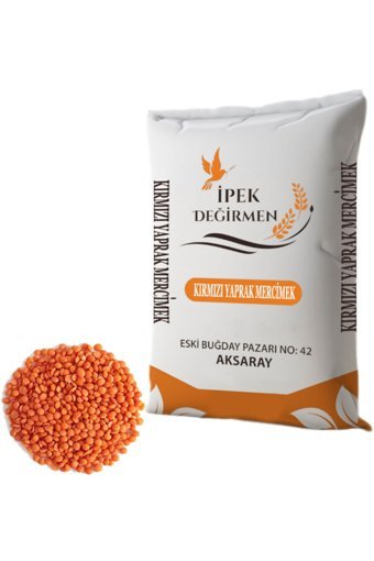 İpek Değirmen Yaprak Kırmızı Mercimek 5 kg