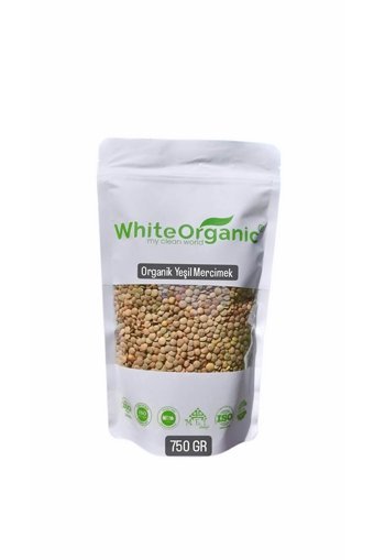 White Organic Yeşil Mercimek 750 gr