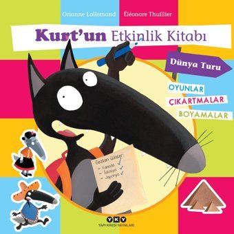 Kurtun Etkinlik Kitabı - Dünya Turu Orianne Lallemand Yapı Kredi Yayınları