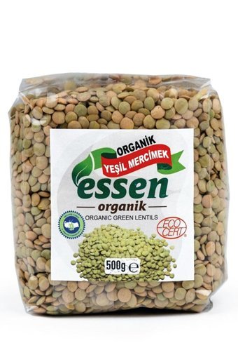 Essen Organik Yeşil Mercimek 500 gr