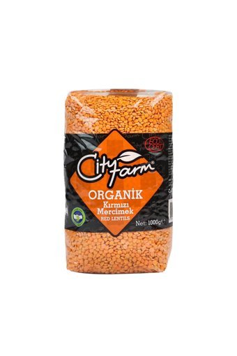 City Farm Organik Kırmızı Mercimek 1 kg