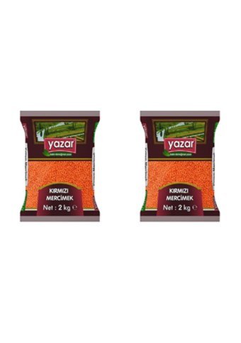 Yazar Kırmızı Mercimek 2x2 kg