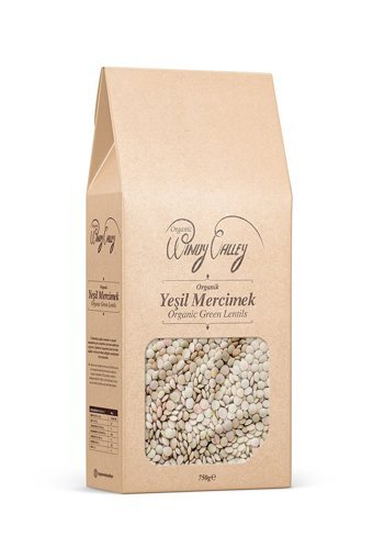 Organic Windy Valley Yeşil Mercimek 750 gr
