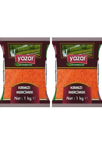 Yazar Kırmızı Mercimek 2x1 kg