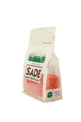 Sade Organik Kırmızı Mercimek 500 gr