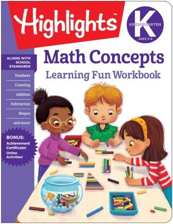 Kindergarten Math Concepts - Learning Fun Workbook Highlights Highlights Learning