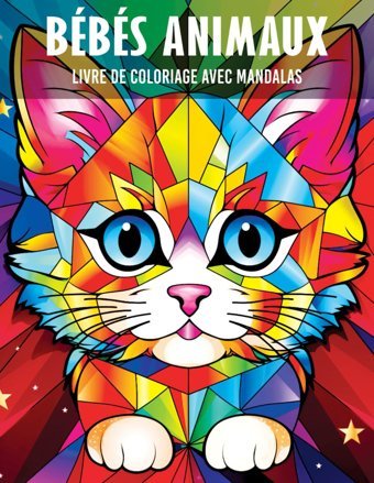 Mandala Coloriage Bebes Animaux Enfant: Livre De Coloriage Pour Enfants Avec Des Dessins D'Animaux Relaxants En Style Mandala (Chien, Chat, Cheval, Tigre, Dinosaure..) Lara, Nadossila Independently Publıshed