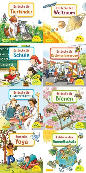 Pixi-8Er-Set 291: Entdecke Deine Welt 4 (8X1 Exemplar) (291) Stephan Klein Carlsen Comics
