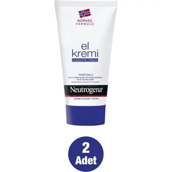 Neutrogena Norveç Formulü Gliserinli Kuru Ciltler Organik Vegan Parfümlü El Kremi 2x75 ml