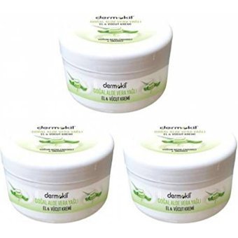 Dermokil Aloeveralı Tüm Ciltler Organik Vegan Parfümlü El Kremi 3×220 ml