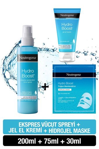 Neutrogena Hydro Boost Hyalüronik Asitli Tüm Ciltler Organik Vegan Parfümsüz El Kremi 200 ml