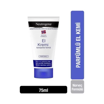 Neutrogena Norveç Formulü Gliserinli Kuru Ciltler Organik Vegan Parfümlü-Parfümsüz El Kremi 2×75 ml