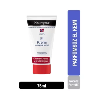 Neutrogena Norveç Formulü Gliserinli Kuru Ciltler Organik Vegan Parfümlü-Parfümsüz El Kremi 2×75 ml