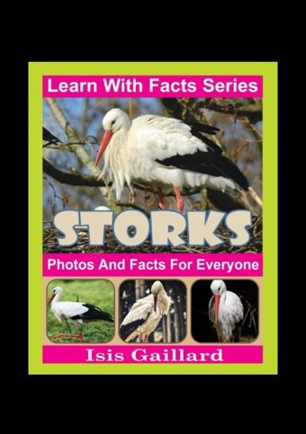 Storks Photos And Facts For Everyone: Animals İn Nature (Learn With Facts Series) Gaillard, Isis Learn Wıth Facts