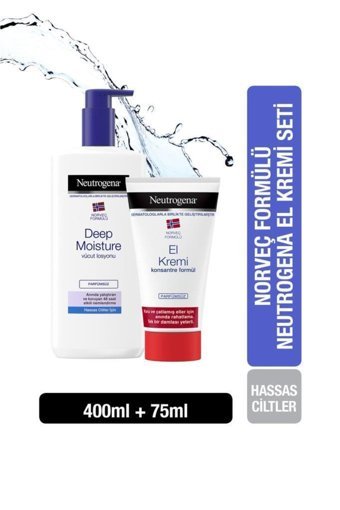 Neutrogena Norveç Formulü Gliserinli Hassas Ciltler Organik Vegan Parfümsüz El Kremi 75 ml