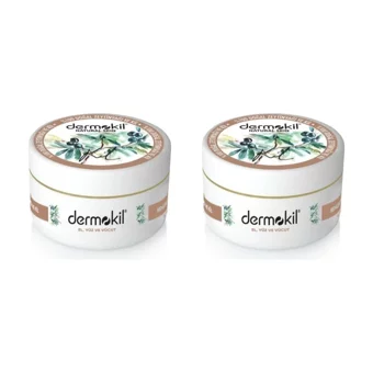 Dermokil Zeytinyağlı Tüm Ciltler Organik Vegan Parfümlü El Kremi 2×300 ml