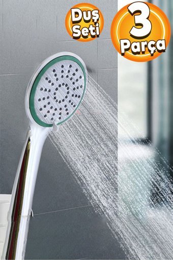 Badem10 Mafsallı Masajlı Duş Seti