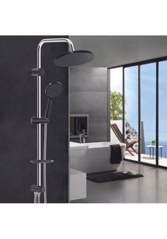 Baymera Grando Yağmurlama Sürgülü Mafsallı Masajlı Duş Seti