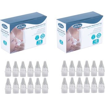 Sevi Bebe Şeffaf Burun Aspiratörü Yedek Ucu 2x12'li Set