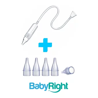 Baby Right Şeffaf Nazal Burun Aspiratörü Seti+Yedek Uç 5'li