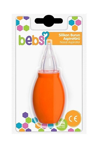 Bebsi Silikon Nazal Burun Aspiratörü Turuncu
