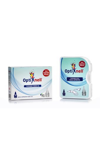 Optinell Yedek Uçlu Nazal Burun Aspiratörü Seti+Yedek Ucu 10'lu