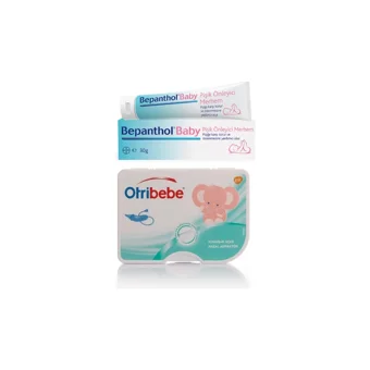 Otribebe Yedek Uçlu Nazal Burun Aspiratörü Seti+Bepanthol Baby Pişik Önleyici Merhem 30 gr