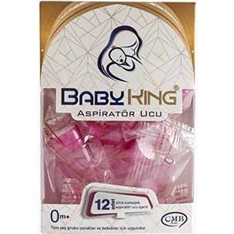 Baby King Pembe Burun Aspiratörü Ucu 12’li Set