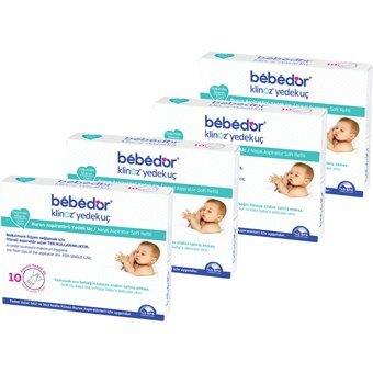 Bebedor Klinoz Nazal Burun Aspiratörü Yedek Uç 4x10'lu Set