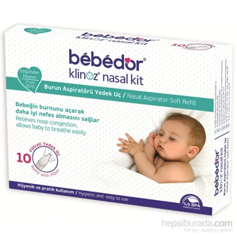 Bebedor Klinoz Nazal Burun Aspiratörü Yedek Uç 10'lu Set