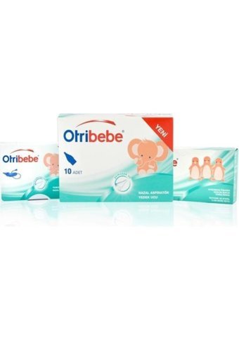 Otribebe Yedek Uçlu Nazal Burun Aspiratörü Seti+Yedek Uç 10'lu+Monodoz 20'li
