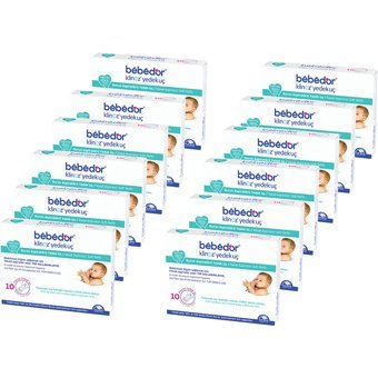 Bebedor Klinoz Nazal Burun Aspiratörü Yedek Uç 12x10'lu Set