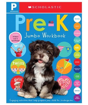 Pre-K Jumbo Workbook: Early Learners (Jumbo Workbook) Scholastic Cartwheel