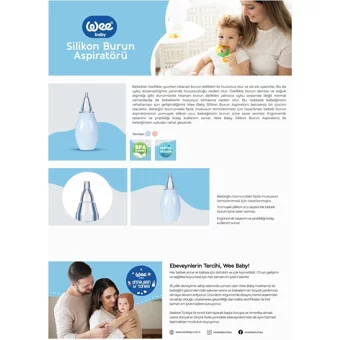 Wee Baby Burun Aspiratörü Mavi+ Serum Fizyolojik