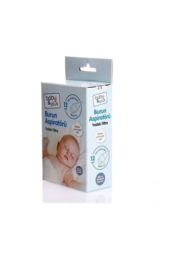 Baby&Plus Şeffaf Burun Aspiratörü Yedek Ucu 12'li Set