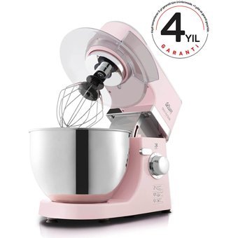 Arzum AR1066 Crust 1000 W 4.5 lt Standlı Hamur Yoğurma Makinesi Pembe