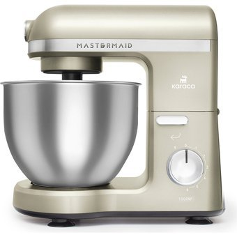 Karaca Mastermaid Chef Pro Plastik 1750 W 5 lt Standlı Hamur Yoğurma ve Mutfak Şefi Krem
