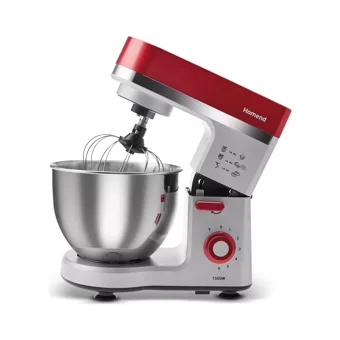 Homend 3012H Alüminyum 1500 W 5 lt Standlı Hamur Yoğurma Makinesi Kırmızı