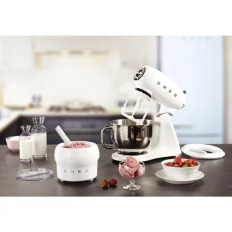 Smeg SMF02WHEU Alüminyum 800 W 4.8 lt Standlı Hamur Yoğurma Makinesi Beyaz