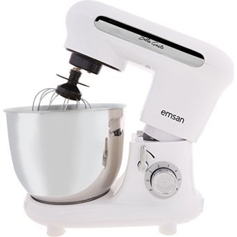 Emsan Bella Gusto Mini Plastik 800 W 3.5 lt Standlı Hamur Yoğurma ve Mutfak Şefi Beyaz