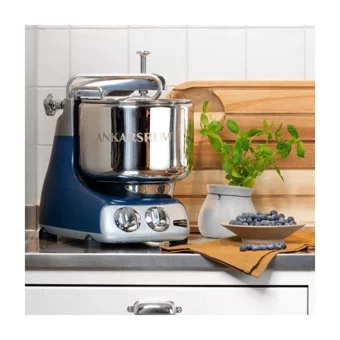 Ankarsrum AKM6230OB Alüminyum 1500 W 7 lt Standlı Hamur Yoğurma ve Mutfak Şefi Mavi