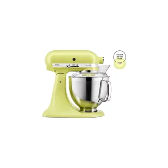 KitchenAid Artisan 5KSM185PSEKG Paslanmaz Çelik 330 W 4.8 lt Standlı Hamur Yoğurma ve Mutfak Şefi Sarı