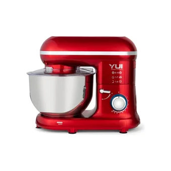 Yui Easy Chef 1300WHK Plastik 1300 W 5 lt Standlı Hamur Yoğurma ve Mutfak Şefi Kırmızı