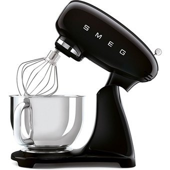 Smeg SMF03BLEU Alüminyum 800 W 4.8 lt Standlı Hamur Yoğurma Makinesi Siyah