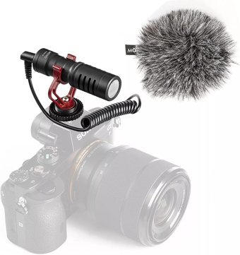 Coverzone Mova Condenser 3.5 mm Kablolu Yayıncı Siyah El Mikrofon