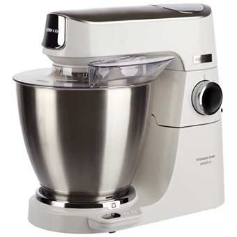 Kenwood Kvl65.001Wh Titanyum Chef Baker 1200 W 7 lt Standlı Hamur Yoğurma ve Mutfak Şefi Beyaz