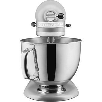 KitchenAid 5KSM125EFG Metal 300 W 4.8 lt Standlı Hamur Yoğurma ve Mutfak Şefi Gri